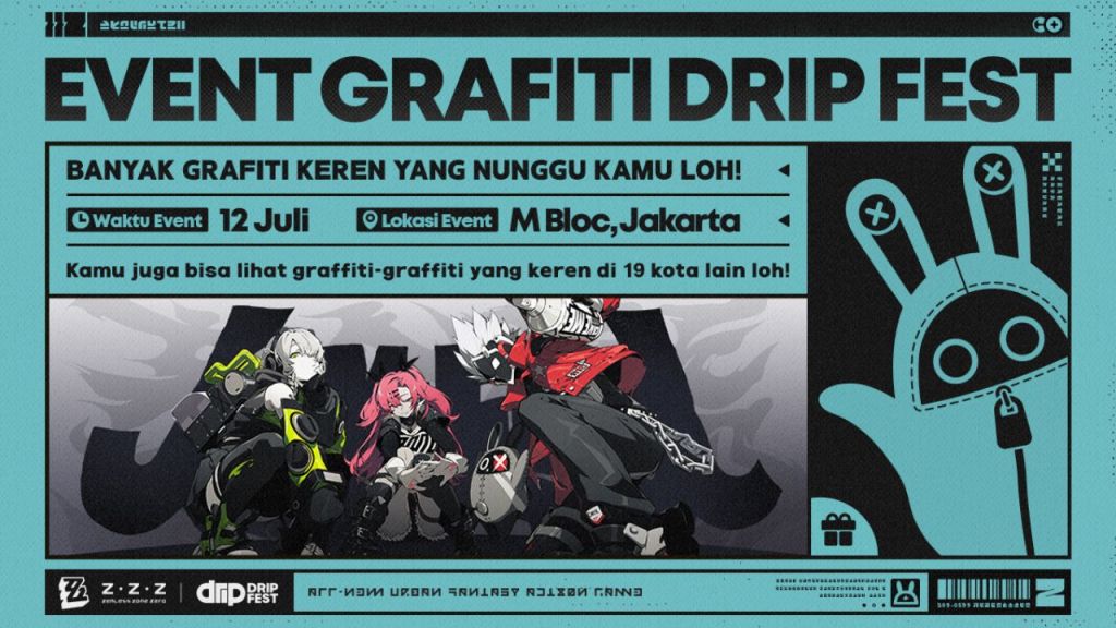 Zenless Zone Zero Akan Gelar Event Graffiti di 19 Kota&nbsp;Indonesia!