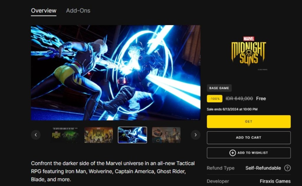 Marvel’s Midnight Suns GRATIS di Epic Games&nbsp;Store!